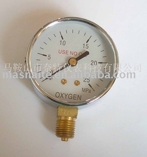 Naite SS case Oxygen Pressure Gauge