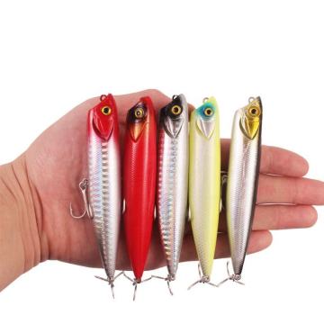 OEM In Stock Freshwater Pencil Hard Bait ABS Material Fishing Lures for Bass
