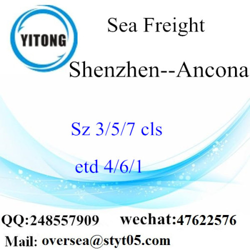 Shenzhen Port LCL Consolidação para Ancona