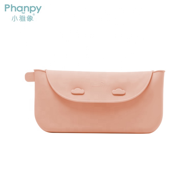 FOB Price Silicone Woman Makeup Envelope Bag