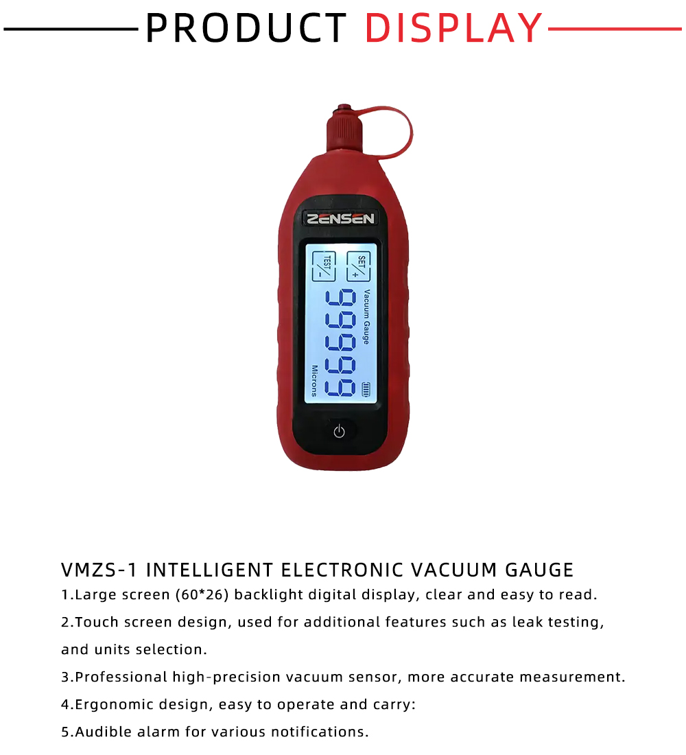 VMZS-1 Intelligent Electronic Vacuum Gauge X