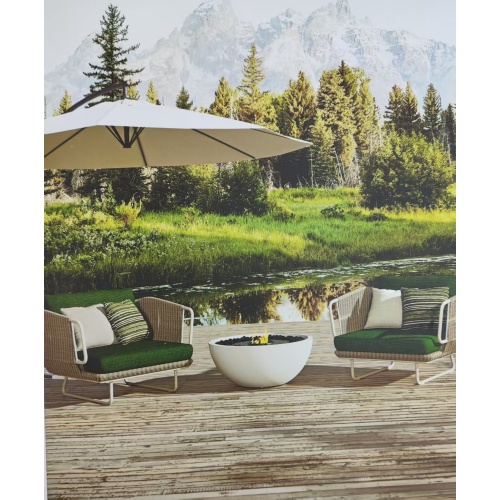 Tissus de mobilier d'extérieur couleur tissus imperméables et résistants au soleil