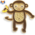 Metal Customized Animal Monkey Enamel Pin