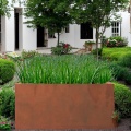 Large Outdoor Heart Shaped Corten Steel Planter