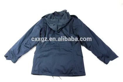 Navy blue M65 jacket, navy winter military uniform