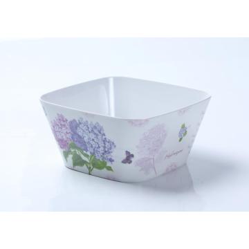 plastic unbreakable square salad bowl