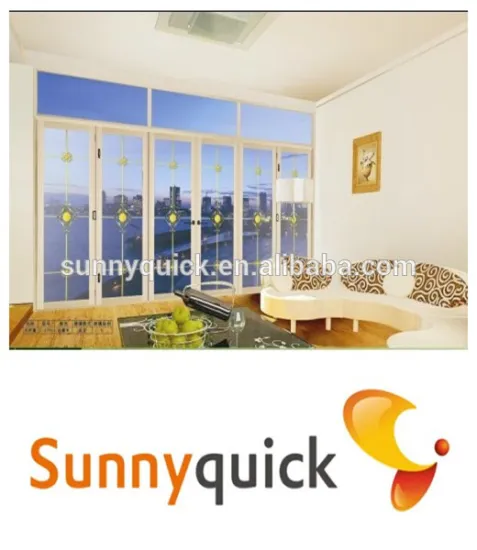 customized apartment big space aluminium folding door