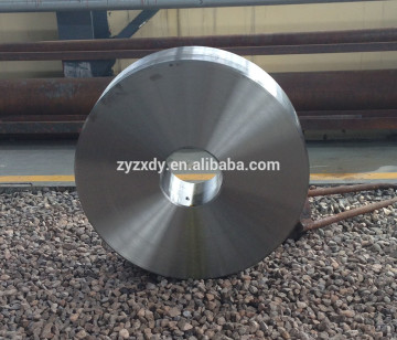Steel disc forged