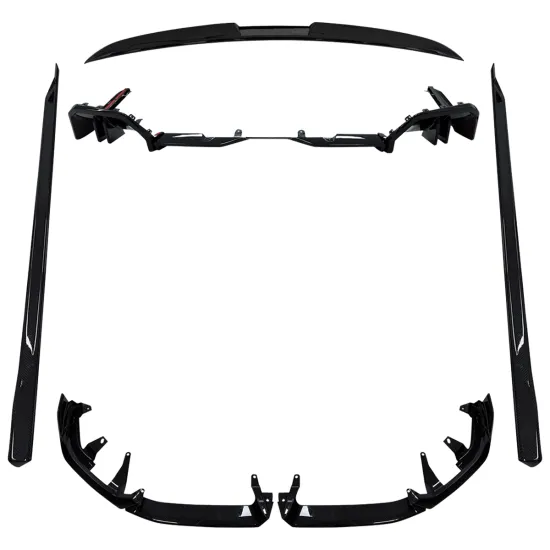 Gloss Black Bodykit Front Bumper Side Skirt Aero Kit for BMW 5 Series G60 G68