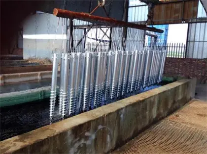 Solar Power Energy Ground Screw Pile Construction