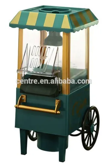 Popcorn Maker / Hot air / Without oil / With wheel