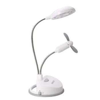 USB Lamp and Fan, Measures 8.8 x 10.2 x 26.8cm