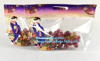 Supermarket sales Plastic Kiwi fruit Cherry Vegetable Packing Protection Bag, Top load Natural BOPP CPP Laminated Fruit bag