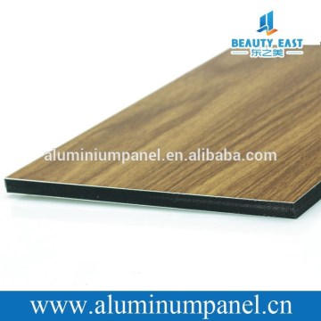 wood grain Waterproof aluminum composite pane