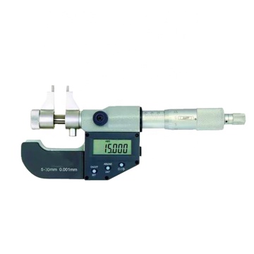 ROKTOOLS 1-2 Inch Digital Inside Internal Micrometer with Caliper Jaw