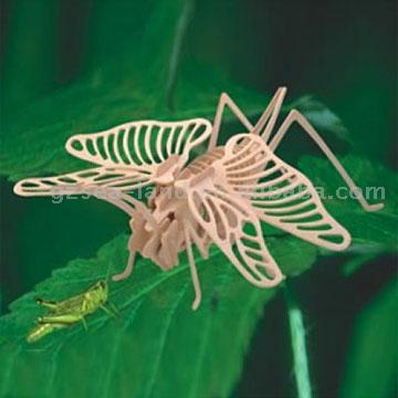 Grasshopper Wooden Toy