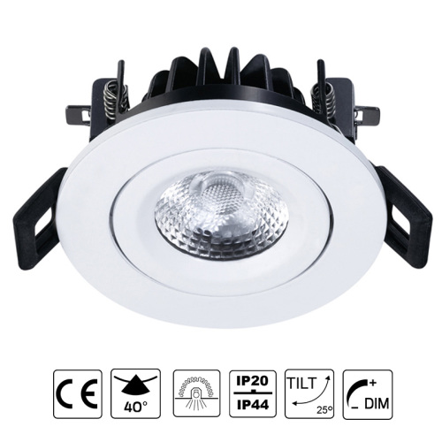 Tilt Downlight LED downlight 230v with smart spring Supplier