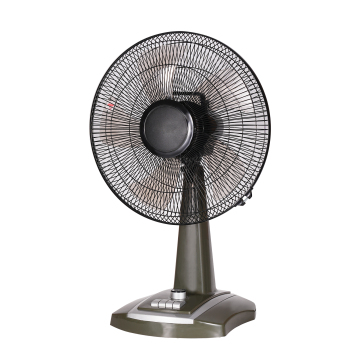 18 Inch Table Desk Fan with 3 Speeds and Retro Color - High Quality Plastic Round Base