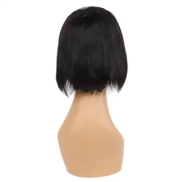 Indian Hair Raw Unprocessed Virgin Human Hair Lace Frontals Hair Bob Wigs Short Bob Lace Front Wig