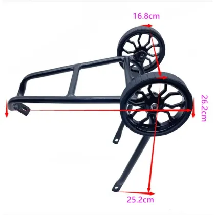 Ultralight Brompton 3Sixty Q-Type Rear Rack: The Perfect Cargo Solution for Your Folding Bike