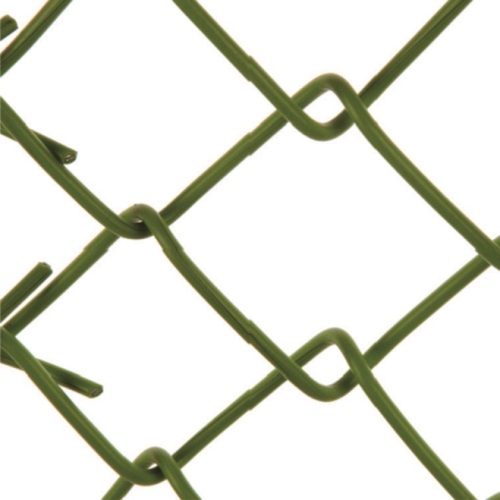 terrains de baseball utilisés clôture de maillon de chaîne enduit de PVC