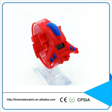 airplane model wrist watch for kids Fashion &cool digital watch