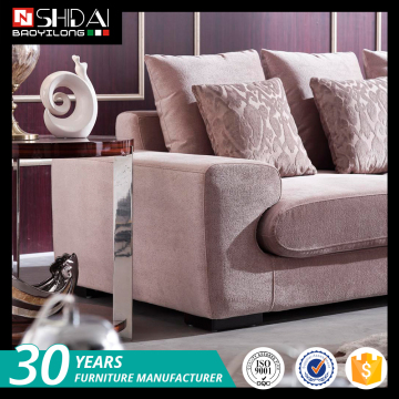 New design China Furniture Factory Living Room Furniture Floral Pattern Fabric Sofa