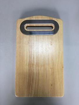 wooden chopping board with handle