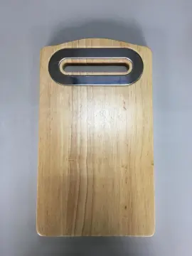 wooden chopping board with handle