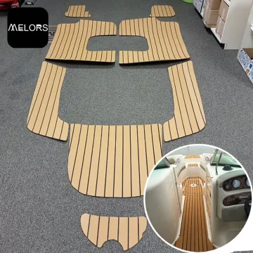 Light Teak Marine EVA Foam Boat Traction Flooring