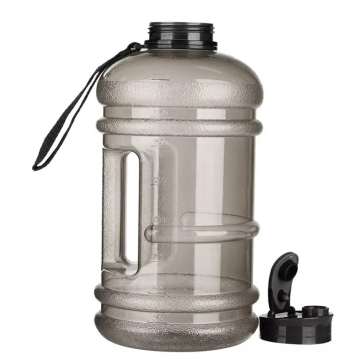 Premium BPA-Free PETG Water Jug: 0.5 Gallon & 1 Gallon Clear Plastic Sports Drinking Bottles for Gym Fitness