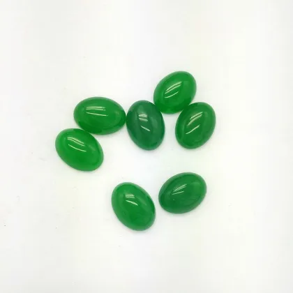Loose Gemstone Eggs Stone Oval Malay Jade Gemstones