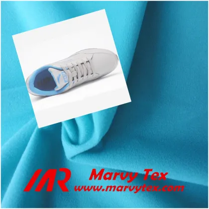 polyester loop velvet sports shoes lining fabric