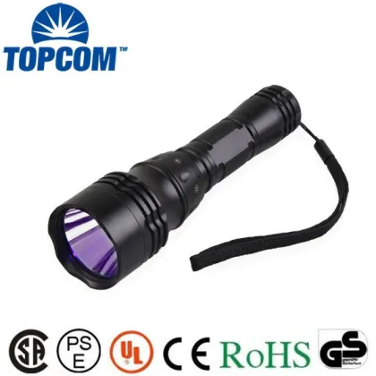 5W Diving UV Light IP68 390nm Waveband UV Flashlight Diving