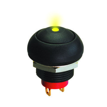 Sub-miniature Pushbutton Light Switch, Measures 17.5 x 5.08mm