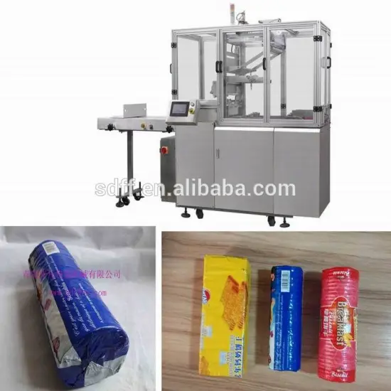 Cheap Price Automatic X-fold Cookies Trayless Packaging Machine