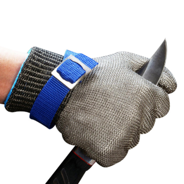 316L Stainless Steel Wire Mesh Butcher Cut-Protection Gloves: Mesh Chainmail for Enhanced Cut Resistance