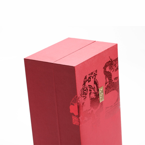 Book Style Red Wine Packaging Box