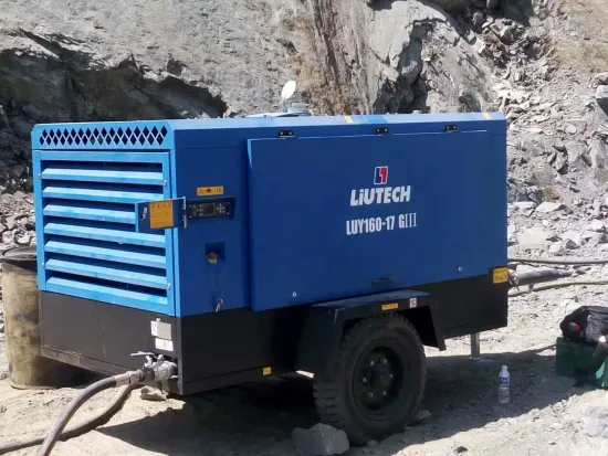 16m3 17bar Luy160-17 Portable Diesel Air Compressor for Mining