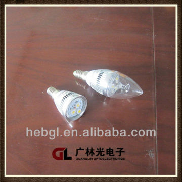 New style OEM SMD K1 E14 led candle light 3w CE RoHS Epistar Sample available