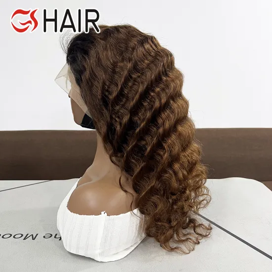 GS Hot Selling Deep Wave Bob Wig 13x4 Lace Front for Black Women - Honey Blonde