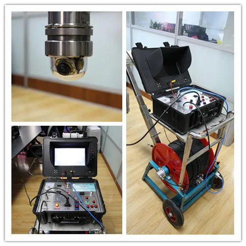 Deep Water Well Detection Camera underground Waterproof Borehole Inspection Video Camera