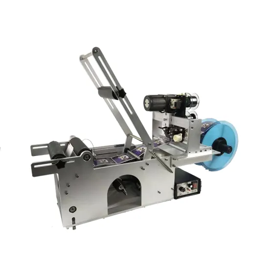 Semi-Automatic Round Bottle Coding and Labeling Machine MT50