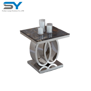 Factory Direct Modern Living Room Side Table with Marble Top - Home Furniture JJ051