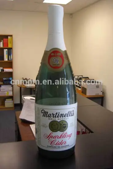 OEM Custom Logo Printed Giant Inflatable Bottle