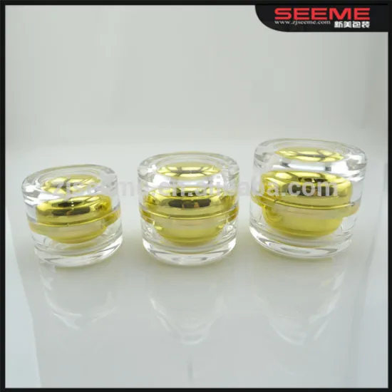 30ml shiny diamond surface acrylic jar for skin care cream / cosmetic container