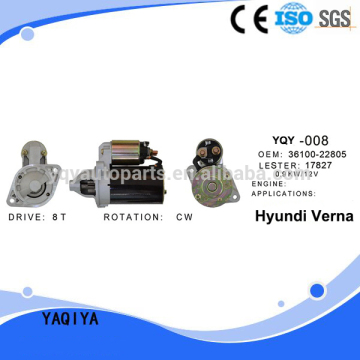 Auto -Startermotor für Huyndai Verna