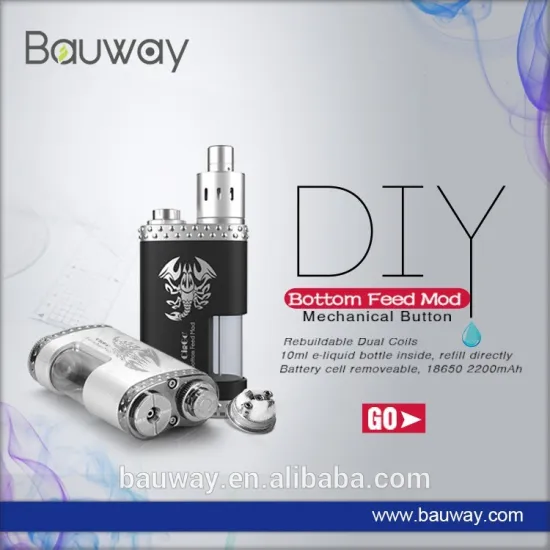 2017 fashion style electronic cigarette 150w wholesaler box mod CigGo Bottom Feed MOD vape mod large stock