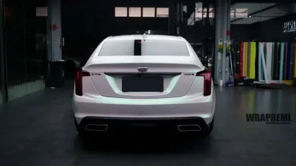 Aurora White Car Wrapping 1.52*18M