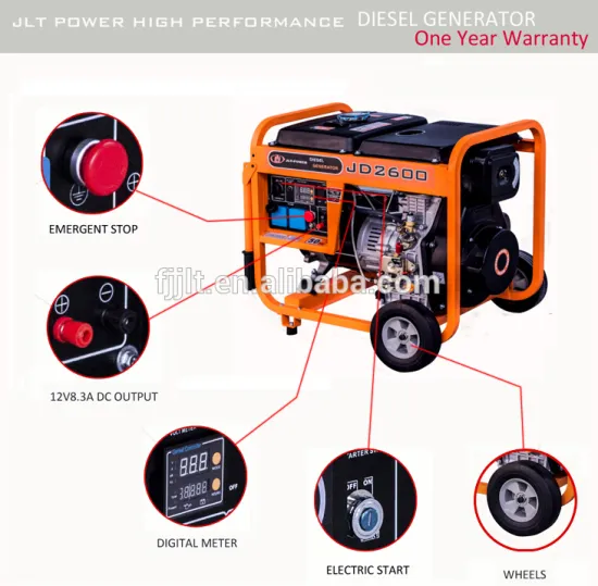 The useful generator for home use ! 2 kva portable diesel gen